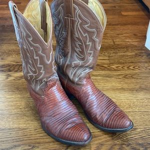 Justin Western Boots Lizard 11.5D